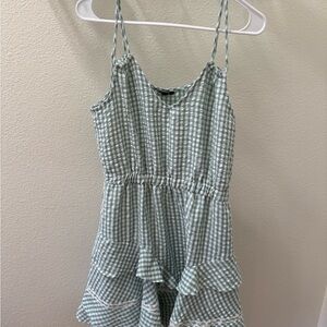Green Gingham Women’s Dress